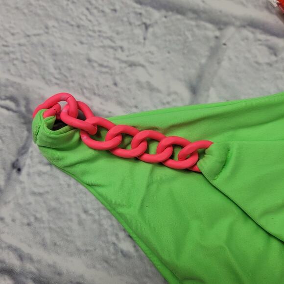 NWT Red Carter Chain Side Bikini Bottom size Medium - Picture 5 of 14